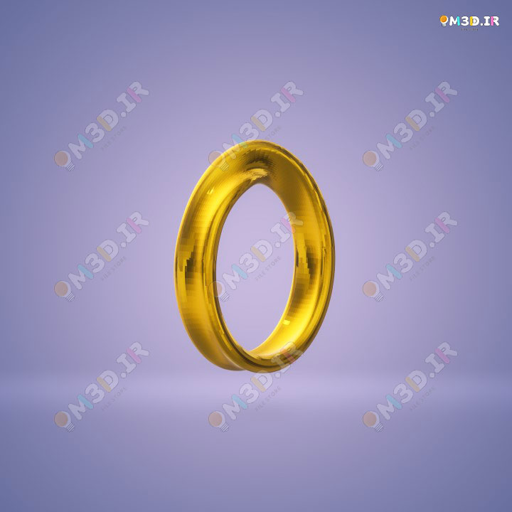 دانلود مدل سه بعدی حلقه mobius ring